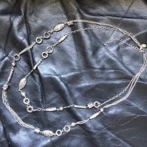 Lia Sophia double necklace.